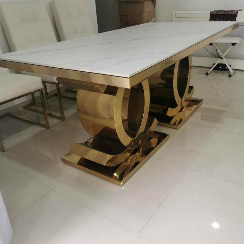 Double Chanel Dining Table