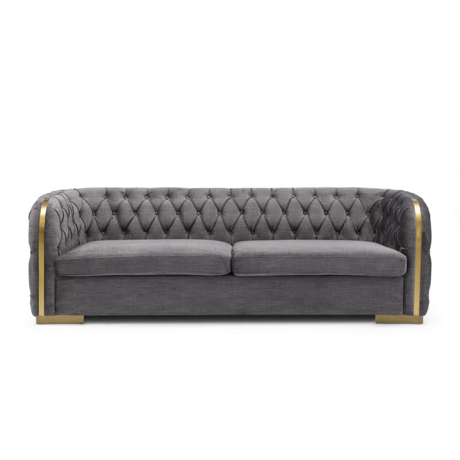 Silver Gaux Sofa