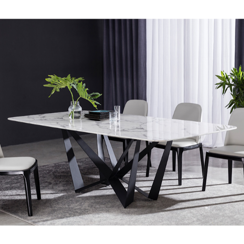 Wex Black Marble Table - mhomefurniture