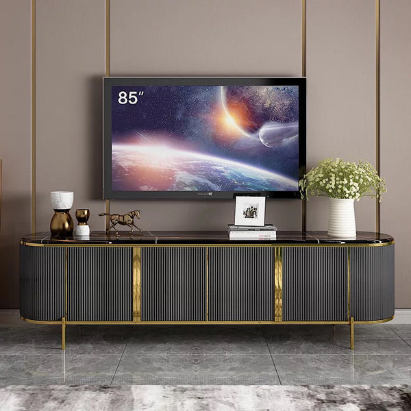 Black gold 2024 tv console