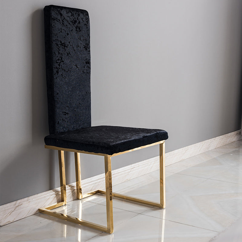 Deus Black Chair - mhomefurniture