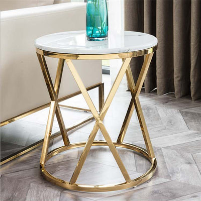 Sodex Marble Side Table - mhomefurniture